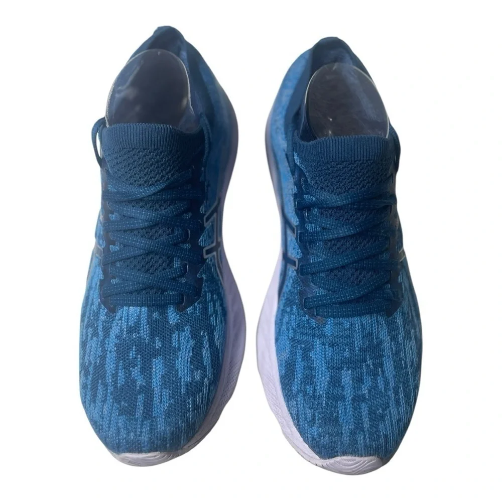 ASICS Gel-Nimbus 23 Women’s Blue Knit Athletic Shoes